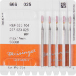 Keramische Schleifer 666, kerámia-csiszoló, rózsaszín, ISO 025, HP, 5 darab