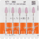 Keramische Schleifer 671, kerámia-csiszoló, rózsaszín, ISO 060, HP, 5 darab