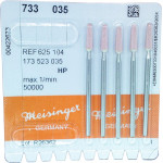 Keramische Schleifer 733, kerámia-csiszoló, rózsaszín, ISO 035, HP, 5 darab