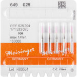 Keramische Schleifer 649, kerámia-csiszoló, rózsaszín, ISO 025, RA, 5 darab