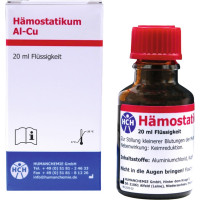 Hämostatikum Al-Cu - flakon 20 ml Flüssigkeit mit Tropfeinsatz - 8