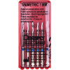 UNIMETRIC Eindringungsbohrer - 6 darabos csomag, , fekete, méret 310 - C021220031000