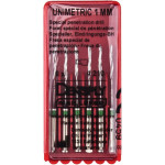 UNIMETRIC Eindringungsbohrer - 6 darabos csomag, , zöld, méret 210 - C021220021000