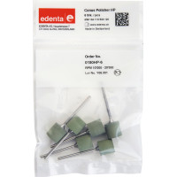 Kónuszpolírozó (50), Kézidarab (HP, Ø 2,35 mm, ISO 104, 44,5 mm) ISO 120 Henger, zöld, Szilíciumkarbid- Szilikon, 3.000 f/p, 6 darab