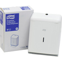 TORK® Spender für Zickzack- und Lagenfalz-Handtücher, Metall - Stück weiß - 208140