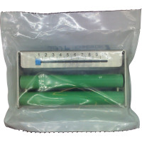Endo Dispenser, (90 x 50 x 17 mm), (12x), Endo-tray, zöld, Nemesacél, 1 darab