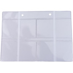 Dentalfilmtasche Packung 50 Filmtaschen Filmformat bis 4 x 5 cm für 8 Zahnfilme ohne Datenfeld, mit Lochung, Nr. 80253