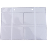 Dentalfilmtasche Packung 50 Filmtaschen Filmformat bis 4 x 5 cm für 8 Zahnfilme ohne Datenfeld, mit Lochung, Nr. 80253