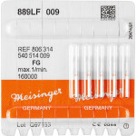 Diamanten 889L, gyémántcsiszoló, piros, ISO 009, FG, 5 darab Diamanten 889L, gyémántcsiszoló, piros, ISO 009, FG, 5 darab