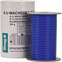 S-U-WACHSDRAHT Rolle 250 g blau, Ø 4 mm, mittel hart