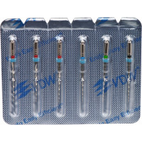 Mtwo® Instrumente Blisterpackung 6 Instrumente (2 x 25/.06, AT 21mm, 30/.05, 35/.04, 25/.07, AT 16 mm)