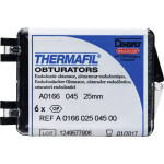 Thermafil (25 mm) (ISO 45), Obturator, ISO 45 röntgenopák, Guttapercha, műanyag, 25 mm, 6 darab