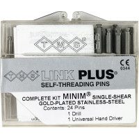 TMS® LINK - csomag 24 Einzelstifte, 2 Bohrer K-92, 1 Handschraubschlüssel, Minim silber EL721-24 - EL72124