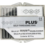 TMS® LINK - Bulkpackung 60 Doppelstifte, Minim 2 in 1 silber EL732-60 - EL73260