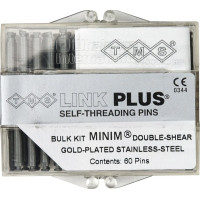 TMS® LINK - Bulkpackung 60 Doppelstifte, Minim 2 in 1 silber EL732-60 - EL73260