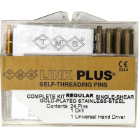 TMS® LINK - csomag 24 Einzelstifte, 1 Bohrer K-96, 1 Handschraubschlüssel, standard gold EL741-24 - EL74124
