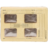 Dentalfilmkarten Packung 25 Karten 112