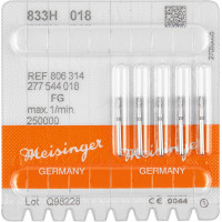 Diamanten 833, gyémántcsiszoló, fekete, ISO 018, FG, 5 darab