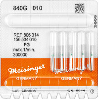 Diamanten 840, gyémántcsiszoló, zöld, ISO 010, FG, 5 darab