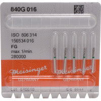 Diamanten 840, gyémántcsiszoló, zöld, ISO 016, FG, 5 darab