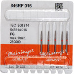 Diamanten 846R, gyémántcsiszoló, piros, ISO 016, FG, 5 darab