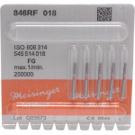 Diamanten 846R, gyémántcsiszoló, piros, ISO 018, FG, 5 darab