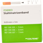 roeko Stahlmatrizenband - Spender 3 m Band Breite 7 mm, Stärke 0,03 mm - 590307