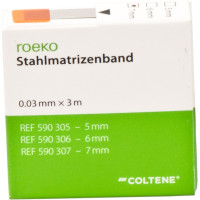 roeko Stahlmatrizenband - Spender 3 m Band Breite 7 mm, Stärke 0,03 mm - 590307 roeko Stahlmatrizenband - Spender 3 m Band Breite 7 mm, Stärke 0,03 mm - 590307