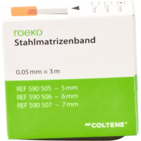 roeko Stahlmatrizenband - Spender 3 m Band Breite 5 mm, Stärke 0,05 mm - 590505 roeko Stahlmatrizenband - Spender 3 m Band Breite 5 mm, Stärke 0,05 mm - 590505