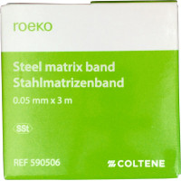 roeko Stahlmatrizenband - Spender 3 m Band Breite 6 mm, Stärke 0,05 mm - 590506 roeko Stahlmatrizenband - Spender 3 m Band Breite 6 mm, Stärke 0,05 mm - 590506