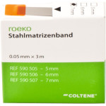 roeko Stahlmatrizenband - Spender 3 m Band Breite 7 mm, Stärke 0,05 mm - 590507 roeko Stahlmatrizenband - Spender 3 m Band Breite 7 mm, Stärke 0,05 mm - 590507