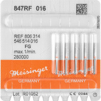 Diamanten 847R, gyémántcsiszoló, piros, ISO 016, FG, 5 darab