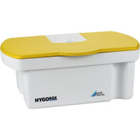 HYGOBOX - 1 db, Wanne grau, Siebeinsatz fehér, Deckel sárga - 6030-061-00