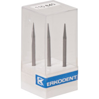 Lyukfrézer, Kézidarab (HP, Ø 2,35 mm, ISO 104) négyélu, Acél, 40.000 f/p, 3 darab