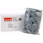 Polírozó (Fém), szereletlen ISO 220 Lencse, szürke, Szilíciumkarbid- Szilikon, 3 mm, 100 darab