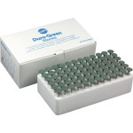 Dura Green (IC9) (ISO 135) Medium, Polírozó, Kézidarab (HP, Ø 2,35 mm, ISO 104) ISO 135 Kehely, ISO-Forma 014, Szilíciumkarbid, 72 darab