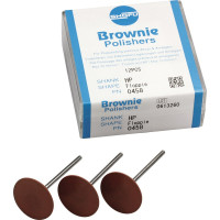 Silikonpolierer BROWNIE®, szilikon polírozó, (fém, amalgám) Floppie, HP, 12 darab