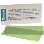 Flexiwachs, (150 x 75 x 0,4 mm), Öntoviasz, Lapok, sima, zöld, 15 darab Flexiwachs, (150 x 75 x 0,4 mm), Öntoviasz, Lapok, sima, zöld, 15 darab