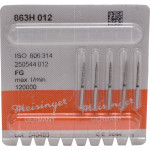 Diamanten 863 Packung 5 Diamanten, fekete ISO 012, FG