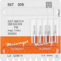 Diamanten 867, gyémántcsiszoló, kék, ISO 009, FG, 5 darab
