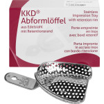 KKD® Abformlöffel unbezahnt - 1 db, felső-3 FDM, perforált - 313