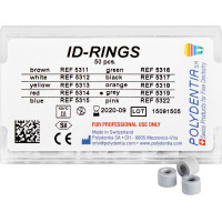 ID Ringe - 50 darabos csomag, szürke - 5319