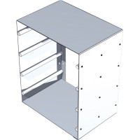 ALUMINIUM TRAY - 1 db, Rack leer - PN181525