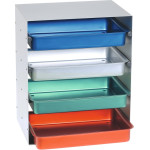 ALUMINIUM TRAY - 1 db, Rack bestückt - PN181527