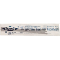 Stahlcarbo® Streifen - 12 darabos csomag, doppelseitig, 4 mm breit, Stärke 0,2 mm - 314
