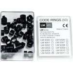Codierringe - Packung 50 Stück schwarz - LM5005