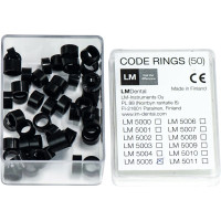 Codierringe - Packung 50 Stück schwarz - LM5005