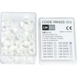 Codierringe - Packung 50 Stück weiß - LM5006
