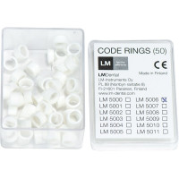Codierringe - Packung 50 Stück weiß - LM5006
