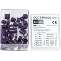 Codierringe - 50 darabos csomag, lila - 5008